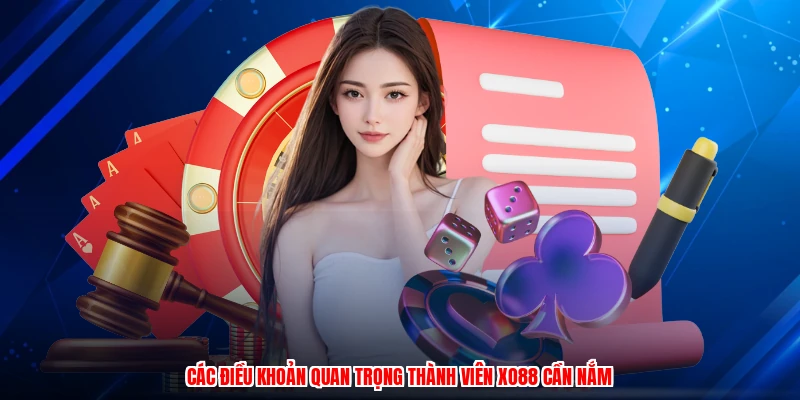 Các điều khoản quan trọng thành viên XO88 cần nắm