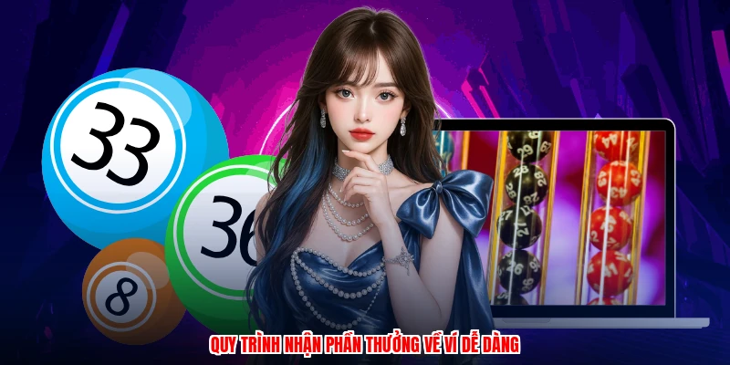 Quy trình nhận phần thưởng về ví dễ dàng